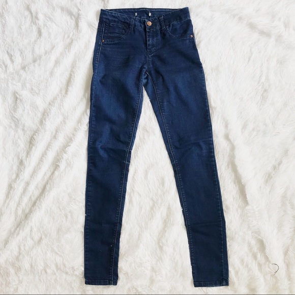 PULL&BEAR Mid Rise Medium Wash Skinny Jeans - Picture 2 of 7